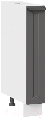 Шкаф карго ТриЯ Лорас 1Н15К (белый/холст вулкан) - фото