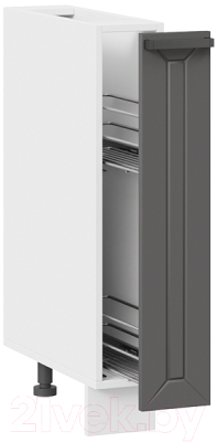 Шкаф карго ТриЯ Лорас 1Н15К (белый/холст вулкан)