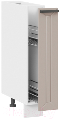 Шкаф карго ТриЯ Лорас 1Н15К (белый/холст латте)