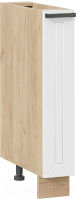 Шкаф карго ТриЯ Лорас 1Н15К (дуб крафт золотой/холст белый) - фото