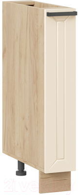 Шкаф карго ТриЯ Лорас 1Н15К (дуб крафт золотой/холст брюле) - фото