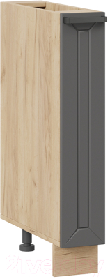 Шкаф карго ТриЯ Лорас 1Н15К (дуб крафт золотой/холст вулкан) - фото