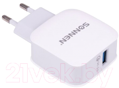 Зарядное устройство сетевое Sonnen USB QC 3.0 / 455506 - фото