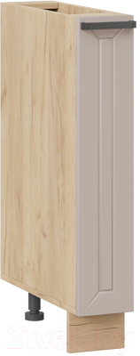 Шкаф карго ТриЯ Лорас 1Н15К (дуб крафт золотой/холст латте) - фото