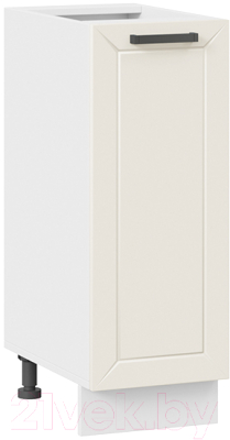 Шкаф-стол кухонный ТриЯ Лорас 1Н3 (белый/холст брюле) - фото