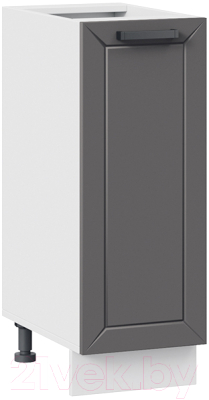 Шкаф-стол кухонный ТриЯ Лорас 1Н3 (белый/холст вулкан) - фото