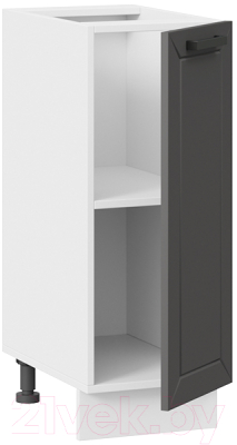 Шкаф-стол кухонный ТриЯ Лорас 1Н3 (белый/холст вулкан)