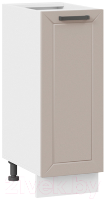 Шкаф-стол кухонный ТриЯ Лорас 1Н3 (белый/холст латте) - фото