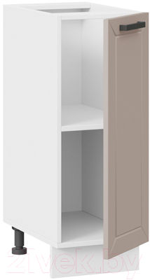 Шкаф-стол кухонный ТриЯ Лорас 1Н3 (белый/холст латте)