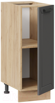 Шкаф-стол кухонный ТриЯ Лорас 1Н3 (дуб крафт золотой/холст вулкан)