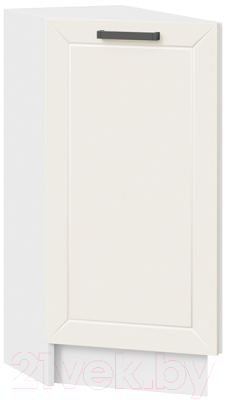 Шкаф-стол кухонный ТриЯ Лорас 1Н3Т (белый/холст брюле) - фото