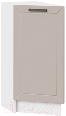 Шкаф-стол кухонный ТриЯ Лорас 1Н3Т (белый/холст латте) - фото