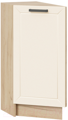 Шкаф-стол кухонный ТриЯ Лорас 1Н3Т (дуб крафт золотой/холст брюле) - фото