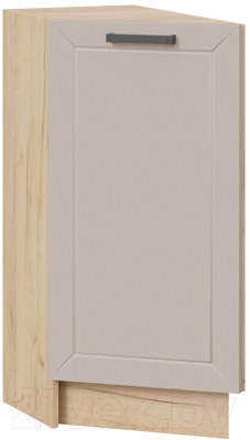 Шкаф-стол кухонный ТриЯ Лорас 1Н3Т (дуб крафт золотой/холст латте) - фото