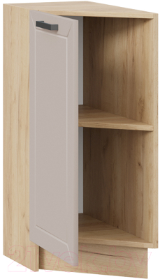 Шкаф-стол кухонный ТриЯ Лорас 1Н3Т (дуб крафт золотой/холст латте)