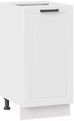 Шкаф-стол кухонный ТриЯ Лорас 1Н4 (белый/холст белый) - фото