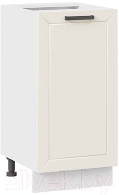 Шкаф-стол кухонный ТриЯ Лорас 1Н4 (белый/холст брюле) - фото