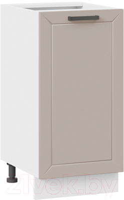 Шкаф-стол кухонный ТриЯ Лорас 1Н4 (белый/холст латте) - фото