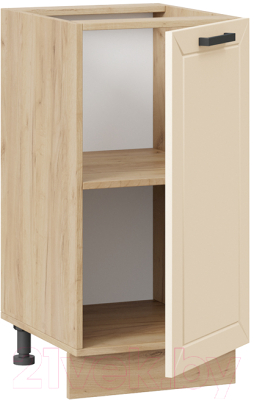 Шкаф-стол кухонный ТриЯ Лорас 1Н4 (дуб крафт золотой/холст брюле)