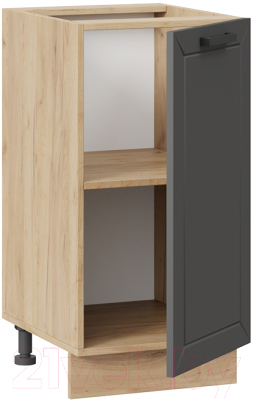 Шкаф-стол кухонный ТриЯ Лорас 1Н4 (дуб крафт золотой/холст вулкан)