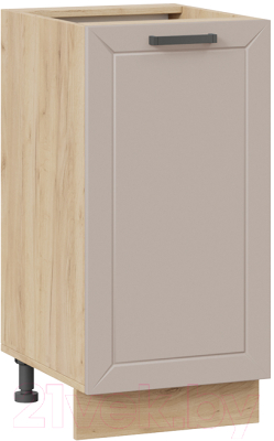 Шкаф-стол кухонный ТриЯ Лорас 1Н4 (дуб крафт золотой/холст латте) - фото