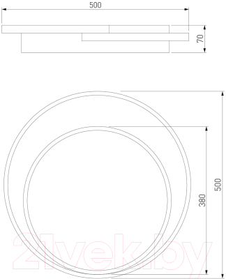 Потолочный светильник Евросвет 90251/1 (черный)