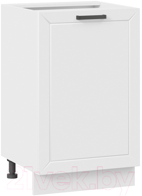 Шкаф-стол кухонный ТриЯ Лорас 1Н5 (белый/холст белый) - фото