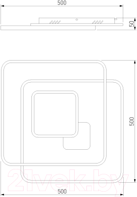 Потолочный светильник Евросвет 90255/1 (белый)