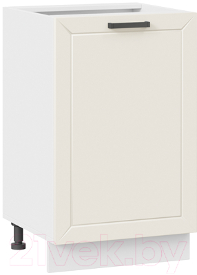 Шкаф-стол кухонный ТриЯ Лорас 1Н5 (белый/холст брюле) - фото