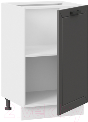 Шкаф-стол кухонный ТриЯ Лорас 1Н5 (белый/холст вулкан)