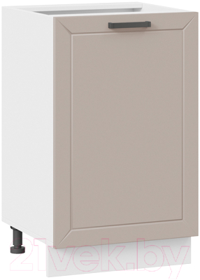 Шкаф-стол кухонный ТриЯ Лорас 1Н5 (белый/холст латте) - фото