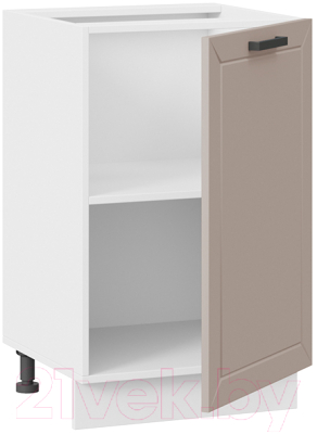 Шкаф-стол кухонный ТриЯ Лорас 1Н5 (белый/холст латте)