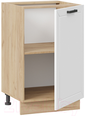 Шкаф-стол кухонный ТриЯ Лорас 1Н5 (дуб крафт золотой/холст белый)