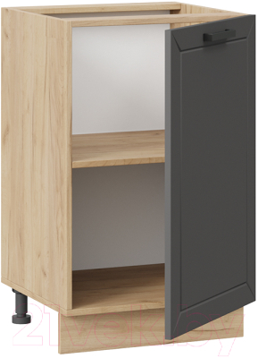 Шкаф-стол кухонный ТриЯ Лорас 1Н5 (дуб крафт золотой/холст вулкан)