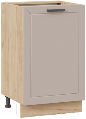 Шкаф-стол кухонный ТриЯ Лорас 1Н5 (дуб крафт золотой/холст латте) - фото