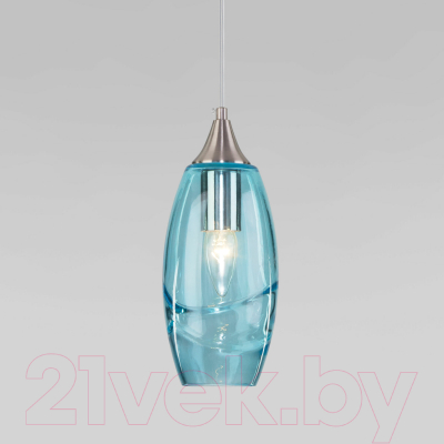 Люстра Евросвет 50222/1 (голубой)