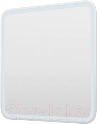 Зеркало Пекам Marta 1 60x60 / marta1-60x60dcl (с подсветкой, сенсором на взмах руки и часами) - фото