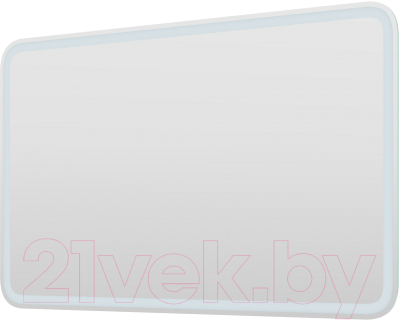 Зеркало Пекам Marta 1 90x60 / marta1-90x60dcl (с подсветкой, сенсором на взмах руки и часами) - фото