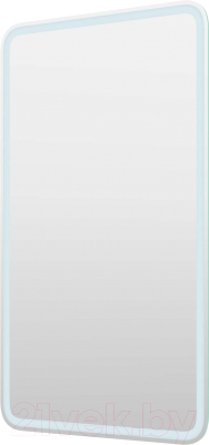 Зеркало Пекам Marta 1 60x90 / marta1-60x90dcl (с подсветкой, сенсором на взмах руки и часами) - фото