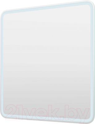 Зеркало Пекам Marta 1 80x90 / marta1-80x90dpcl (с подсветкой, сенсором на взмах руки, подогревом и часами) - фото