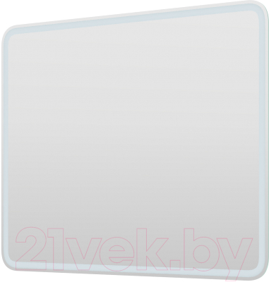 Зеркало Пекам Marta 1 100x80 / marta1-100x80dpcl (с подсветкой, сенсором на взмах руки, подогревом и часами) - фото