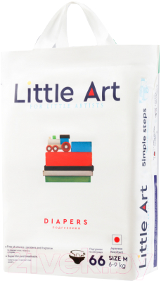 Подгузники детские Little Art M 6-9кг - фото