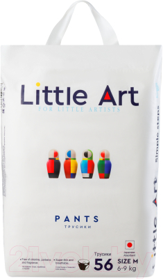 Подгузники-трусики детские Little Art M 6-9кг - фото