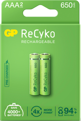 Комплект аккумуляторов GP Batteries 65AAAHCE-5EB2 - фото