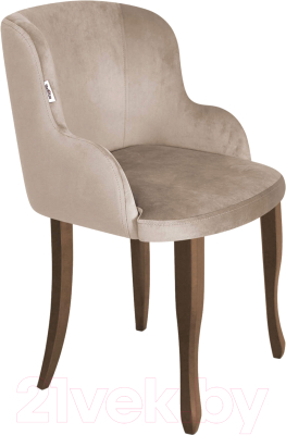 Стул Sheffilton SHT-ST39/S122 (латте/темный орех/черный муар) - фото