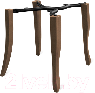 Стул Sheffilton SHT-ST39/S122 (латте/темный орех/черный муар)