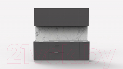 Готовая кухня Интермебель Микс Топ-37 2.2м без столешницы