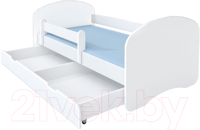 Кровать-тахта детская Мебель детям Комфорт 80x160 Т-80 (белый) - фото