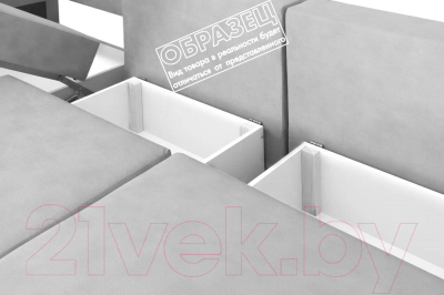 Диван угловой Мебельград Неаполь-2 Стандарт левый