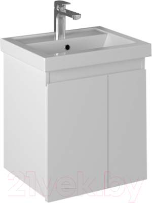 Тумба с умывальником Briz Бьелла Фостер 50 / 364 03-18050-06 00 БЕЛ - фото